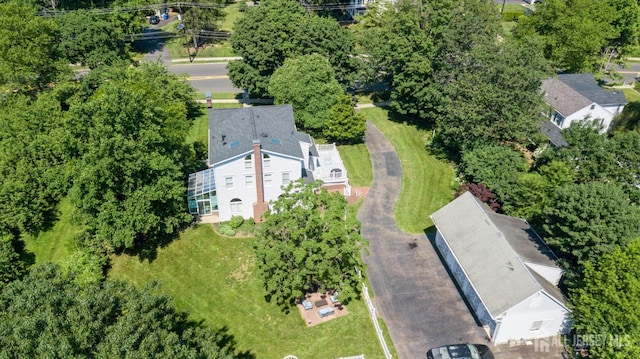 59 S Main St, Cranbury, NJ 08512 - drone / aerial view