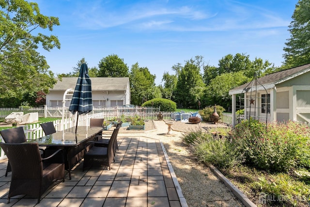 59 S Main St, Cranbury, NJ 08512 - view of patio with outdoor dining area