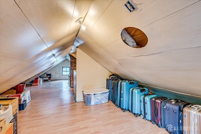 311 Prospect Ave, Dunellen, NJ 08812 - additional living space featuring wood finished floors and lofted ceiling