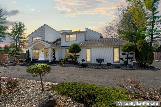 7 Leighton Dr, East Brunswick, NJ 08816 - view of front of house with fence