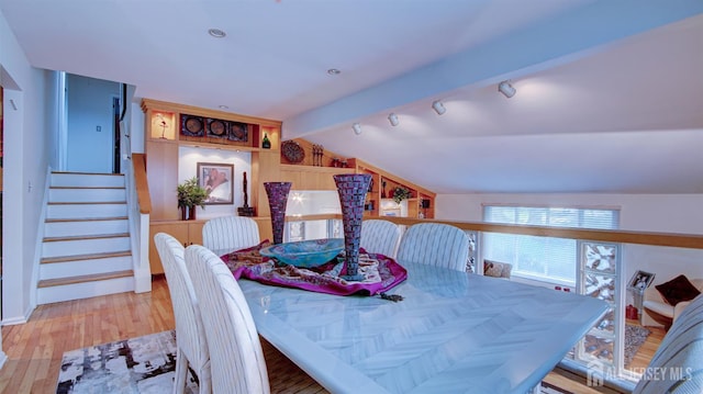15 Timber Rd, East Brunswick, NJ 08816 - dining area with wood finished floors and stairs