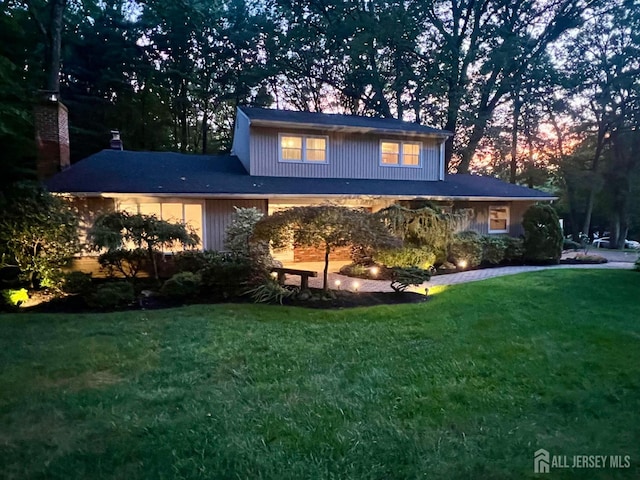 15 Timber Rd, East Brunswick, NJ 08816 - view of front of house featuring a front lawn