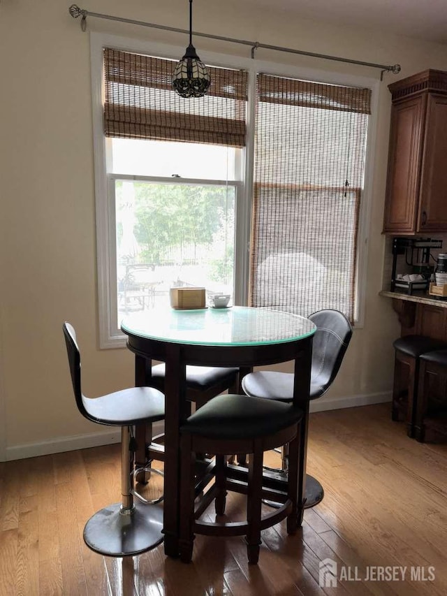 117 Providence Blvd, South Brunswick, NJ 08824 - dining room with baseboards and light wood-style flooring