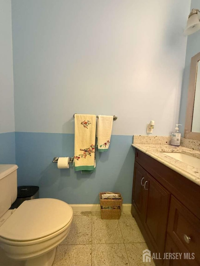 117 Providence Blvd, South Brunswick, NJ 08824 - half bathroom with baseboards and vanity