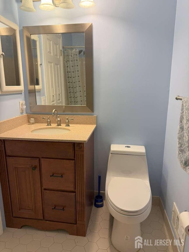 117 Providence Blvd, South Brunswick, NJ 08824 - full bathroom with vanity and tile patterned floors