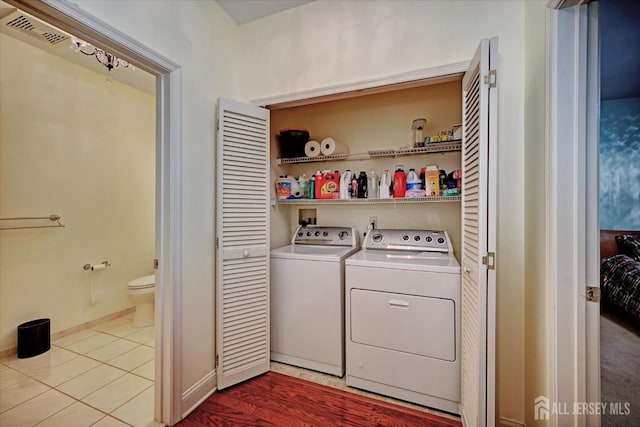 7102 Falston Cir, Old Bridge, NJ 08857 - washroom with washing machine and dryer and tile patterned floors