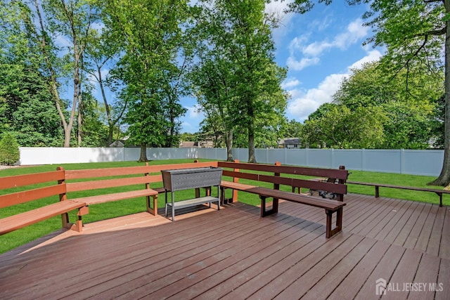 11 Diana Ct, East Brunswick, NJ 08816 - view of wooden terrace