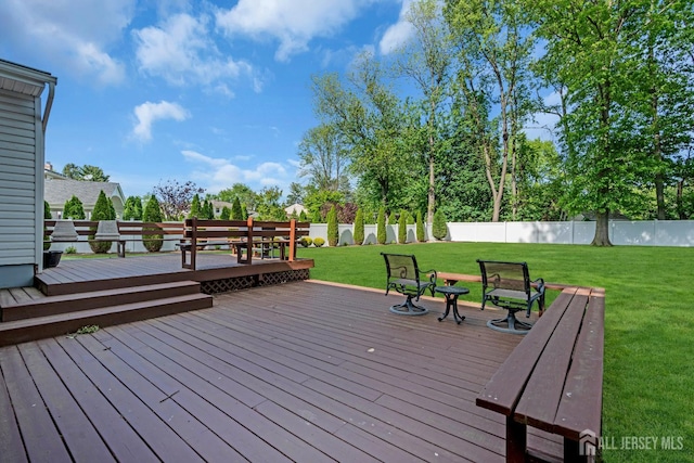 11 Diana Ct, East Brunswick, NJ 08816 - view of wooden deck