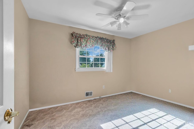 11 Diana Ct, East Brunswick, NJ 08816 - carpeted empty room with a ceiling fan and baseboards