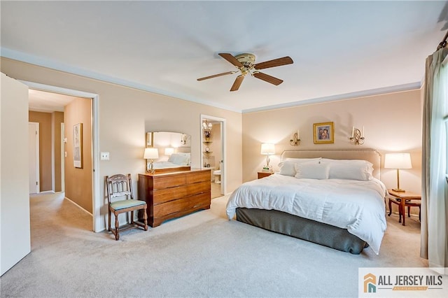 13 Harper Rd, South Brunswick, NJ 08852 - bedroom with carpet flooring, ensuite bath, and ceiling fan