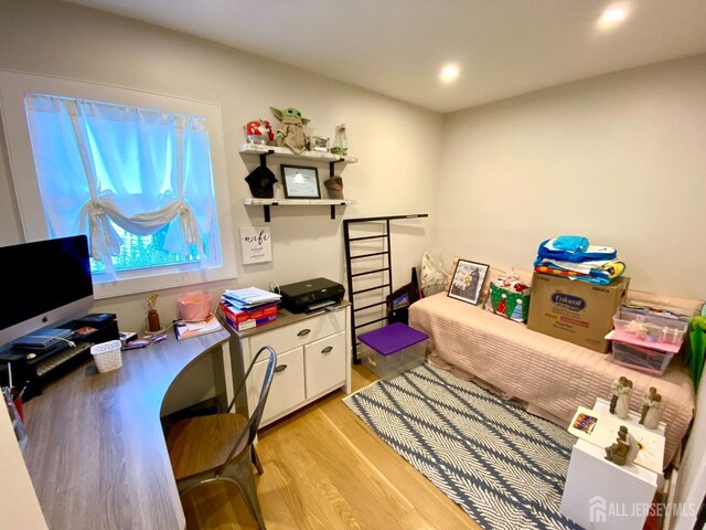 22 E Zoller Rd, East Brunswick, NJ 08816 - office area with light wood-type flooring and recessed lighting