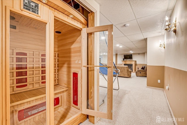 74 Gates Rd, Franklin, NJ 08873 - view of sauna / steam room featuring baseboards and carpet