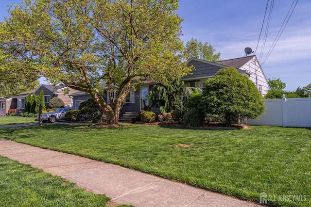 15 E Grant Ave, Colonia, NJ 07067 - view of property hidden behind natural elements with a garage