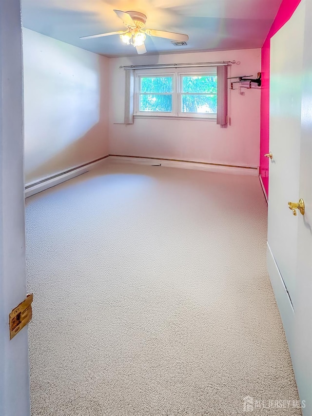 15 E Grant Ave, Colonia, NJ 07067 - unfurnished room featuring baseboard heating and ceiling fan