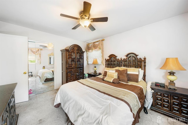 15 E Grant Ave, Colonia, NJ 07067 - carpeted bedroom with ceiling fan and a closet
