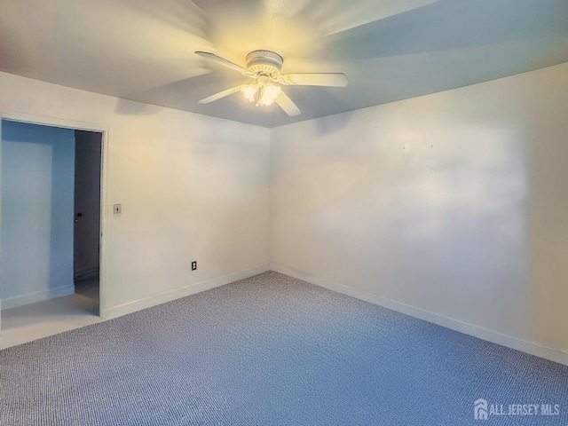15 E Grant Ave, Colonia, NJ 07067 - spare room featuring ceiling fan and light colored carpet