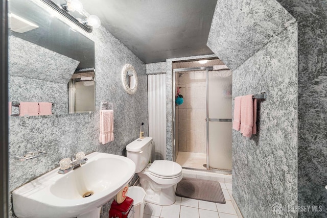 15 E Grant Ave, Colonia, NJ 07067 - full bathroom featuring tile patterned floors and a shower stall