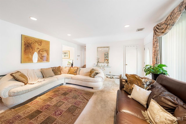 15 E Grant Ave, Colonia, NJ 07067 - carpeted living room with recessed lighting