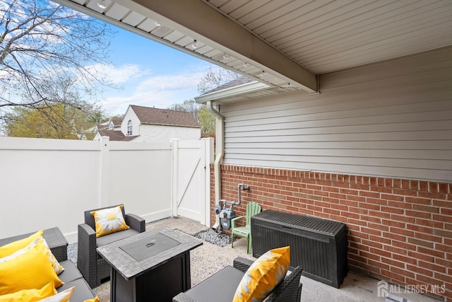 938 Thomas Ave, North Brunswick, NJ 08902 - fenced backyard featuring a patio