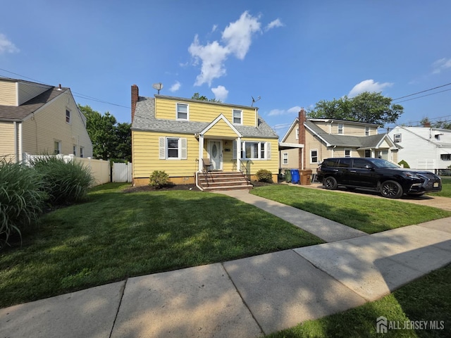 812 Lincoln St, Linden, NJ 07036 - view of front of house featuring a chimney