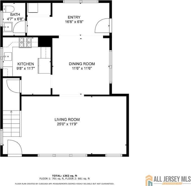 16 Lafayette Ave, Edison, NJ 08837 - floor plan / room layout