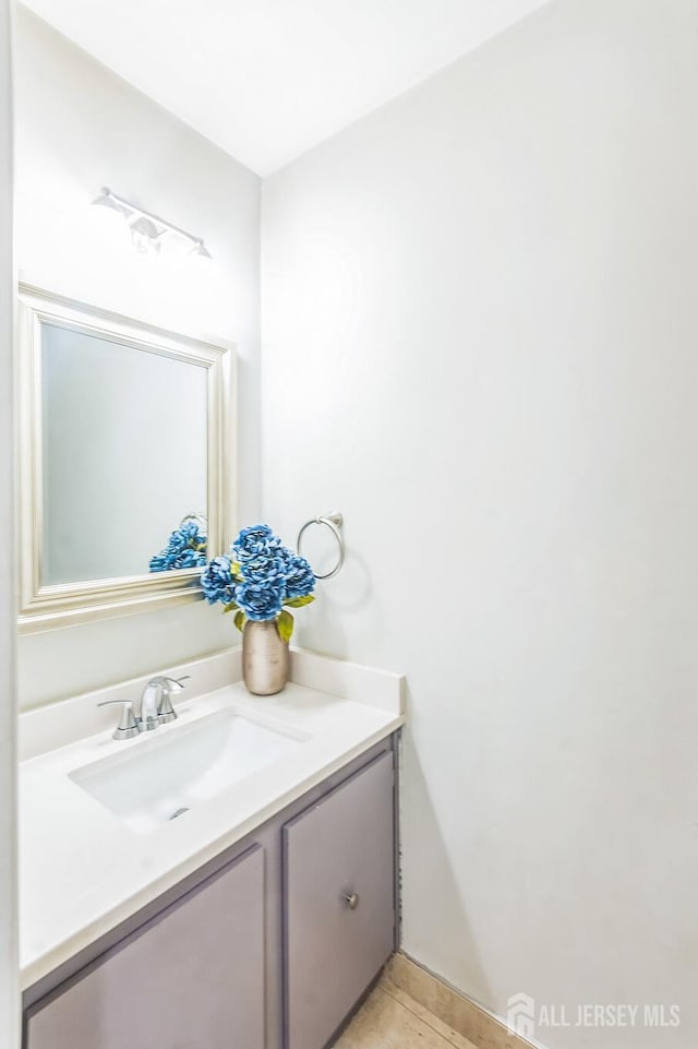 95 Lexington Cir, Old Bridge, NJ 07747 - bathroom featuring vanity and tile patterned floors