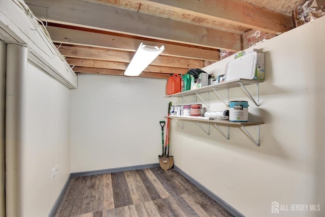 65 Brookview Cir, Jamesburg, NJ 08831 - finished basement with baseboards and wood finished floors