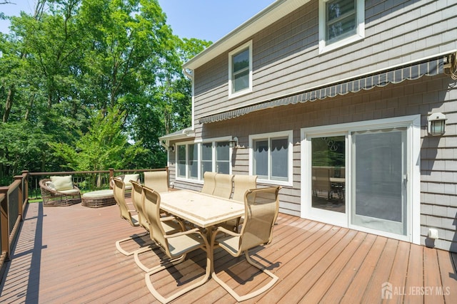 5 Wedgewood Ln, Holmdel, NJ 07733 - deck featuring outdoor dining space