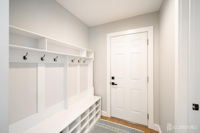 5 Wedgewood Ln, Holmdel, NJ 07733 - mudroom featuring light wood finished floors and baseboards