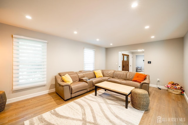 5 Wedgewood Ln, Holmdel, NJ 07733 - living room with wood finished floors and recessed lighting
