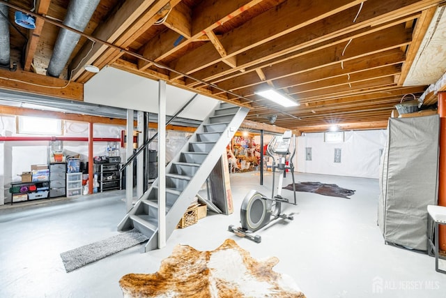 5 Wedgewood Ln, Holmdel, NJ 07733 - basement featuring stairway