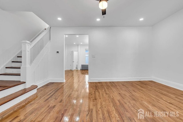 unfurnished room featuring light hardwood / wood-style floors