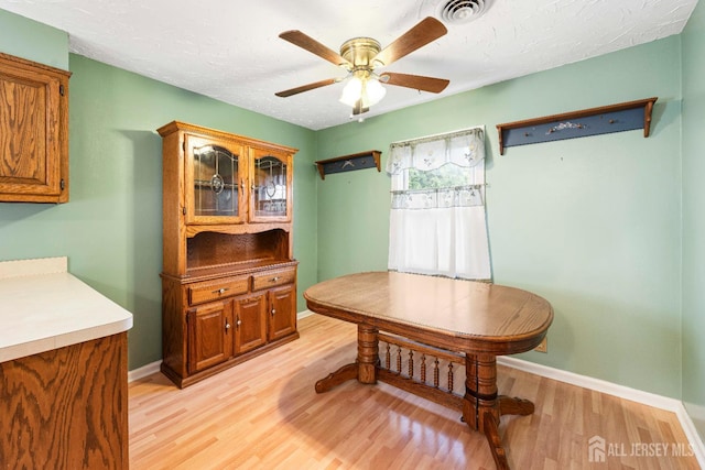 109 Russell St, Woodbridge Proper, NJ 07095 - dining room featuring light wood-style floors and ceiling fan