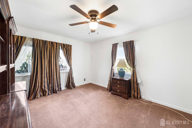109 Russell St, Woodbridge Proper, NJ 07095 - spare room with carpet floors and ceiling fan