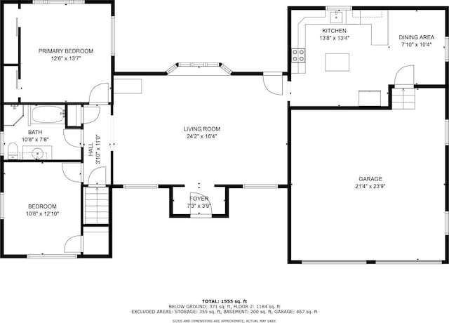 109 Russell St, Woodbridge Proper, NJ 07095 - view of property floor plan