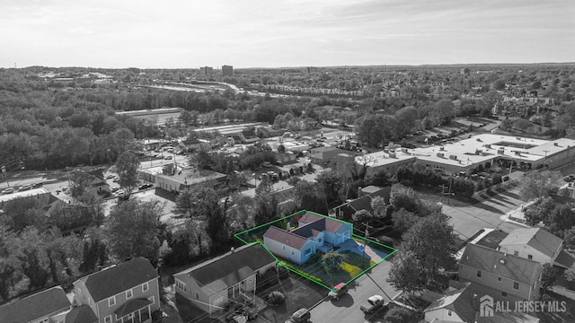 109 Russell St, Woodbridge Proper, NJ 07095 - aerial view of property's location with property boundaries highlighted