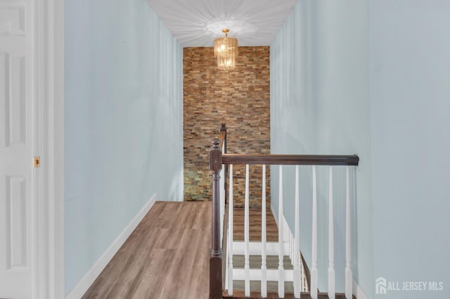 20 Sassafras Ct, North Brunswick, NJ 08902 - stairway with wood finished floors and baseboards