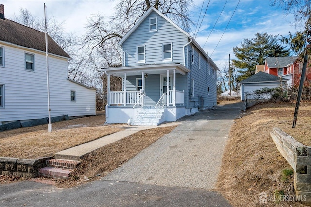 view of front of house with a porch