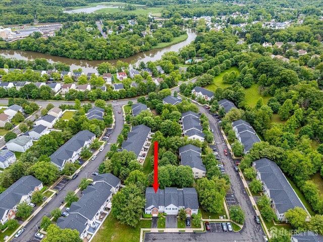 7 Cambridge Ct, East Brunswick, NJ 08816 - aerial view of property and surrounding area featuring nearby suburban area and a nearby body of water
