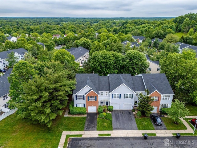 7 Cambridge Ct, East Brunswick, NJ 08816 - aerial view of residential area featuring a forest
