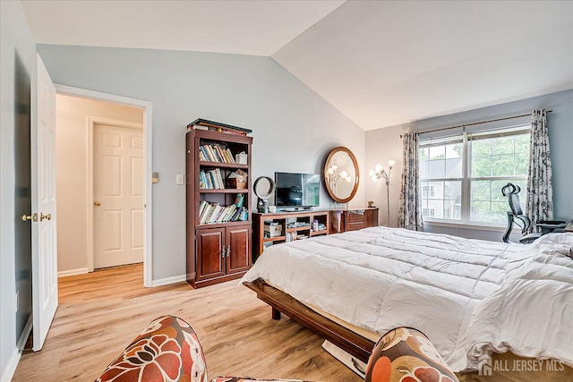 7 Cambridge Ct, East Brunswick, NJ 08816 - bedroom with lofted ceiling and light wood finished floors