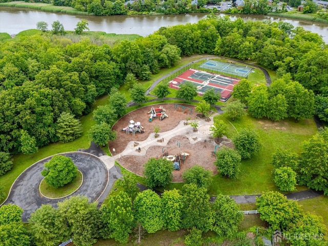 7 Cambridge Ct, East Brunswick, NJ 08816 - bird's eye view of a large body of water and a tree filled landscape