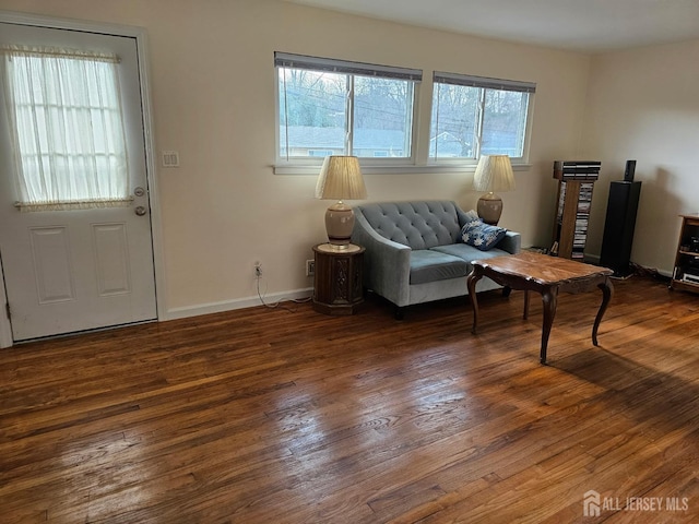 2 Brookside Rd, Edison, NJ 08817 - living room with wood finished floors and baseboards