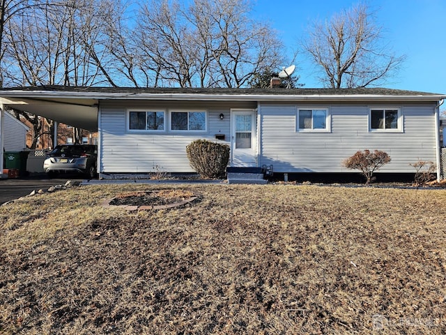 2 Brookside Rd, Edison, NJ 08817 - view of front of property featuring a carport and entry steps