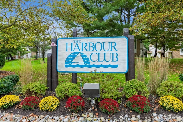 1202 Harbor Club Dr, Sayreville, NJ 08859 - view of community sign