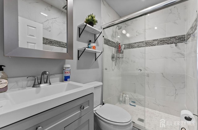 40 Highland St, East Brunswick, NJ 08816 - full bathroom with a marble finish shower and vanity
