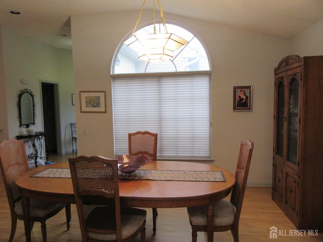 dining room featuring light wood-type flooring