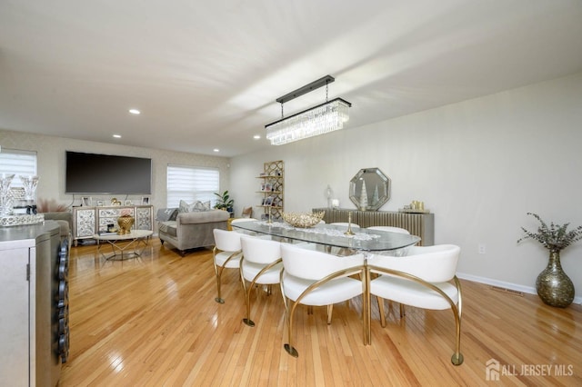 29 Chimney Ct, Old Bridge, NJ 08879 - dining space featuring light wood-style floors and recessed lighting