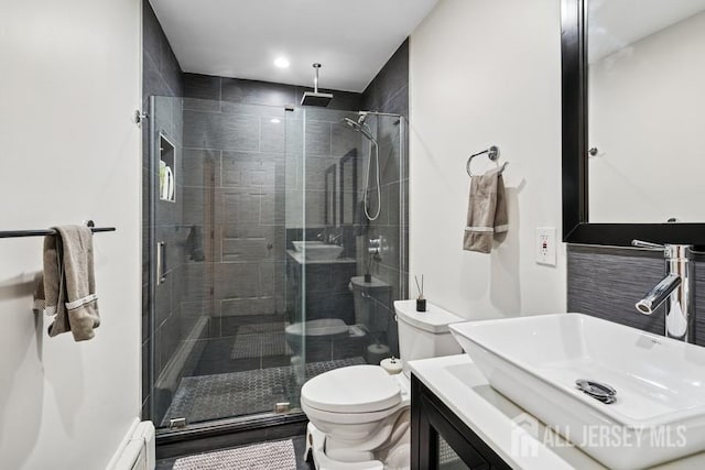 9 Valley Forge Dr, East Brunswick, NJ 08816 - bathroom featuring a shower stall and vanity