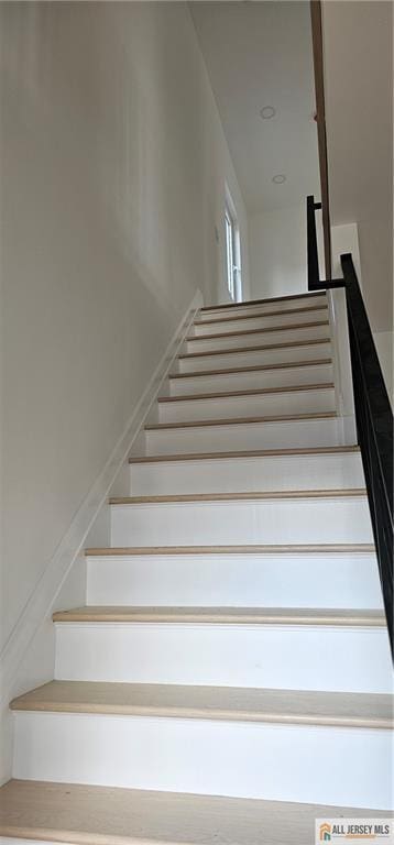 view of stairway